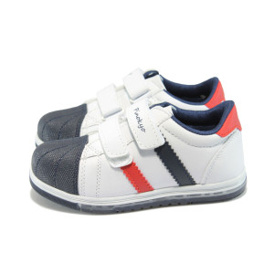 Бели детски маратонки с въздушна камера