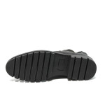 Анатомични черни мъжки боти, естествен набук - всекидневни обувки за есента и зимата N 10007698