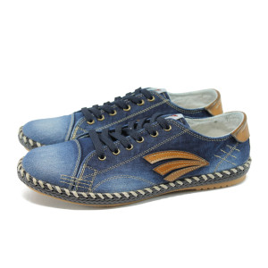 Дънкови мъжки обувки