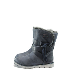 Сини дамски боти S.Oliver