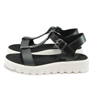 Черни дамски сандали на платформа S.Oliver 5-28107-24 черенKP