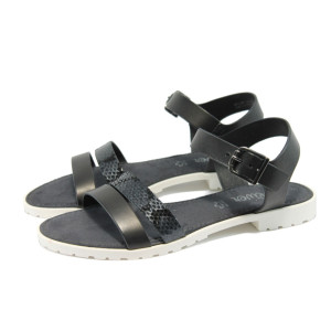 Удобни черни дамски сандали S.Oliver 5-28112-24 черенKP