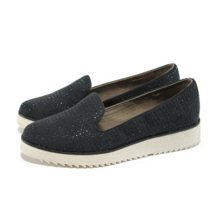 Черни дамски спортни обувки с мемори пяна S.Oliver 5-24602-24 черенKP