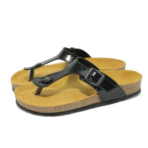 Черни дамски чехли - анатомични Jana 8-27111-24 черенKP