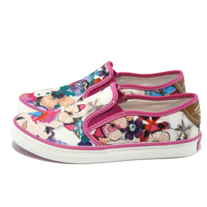 Спортни дамски обувки на цветя, с мемори стелки S.Oliver 5-24604-24 цветяKP