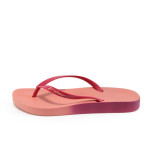Анатомични розови дамски чехли, pvc материя - всекидневни обувки за лятото N 10008613