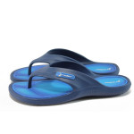 Анатомични сини мъжки чехли, pvc материя - всекидневни обувки за лятото N 10008625