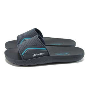 Анатомични сини мъжки чехли, pvc материя - всекидневни обувки за лятото N 10008628