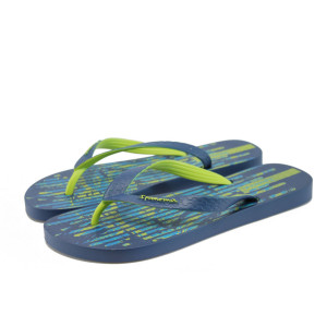 Анатомични сини мъжки чехли, pvc материя - всекидневни обувки за лятото N 10008631