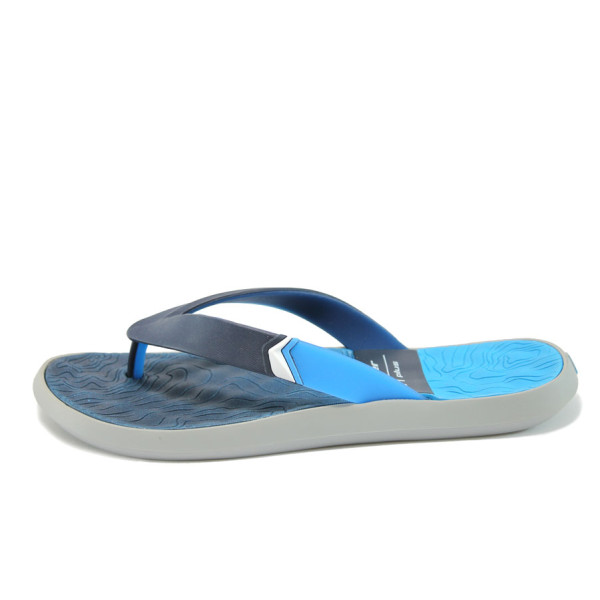 Анатомични сини мъжки чехли, pvc материя - всекидневни обувки за лятото N 10008633