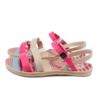 Анатомични розови дамски сандали, pvc материя - всекидневни обувки за лятото N 10008639