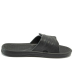 Черни мъжки чехли, pvc материя - всекидневни обувки за лятото N 10008910
