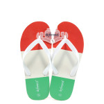 Бели мъжки чехли, pvc материя - всекидневни обувки за лятото N 10008914