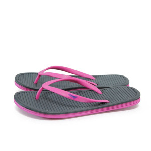 Розови джапанки, pvc материя - всекидневни обувки за лятото N 10008933