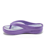 Лилави джапанки, pvc материя - всекидневни обувки за лятото N 10008944