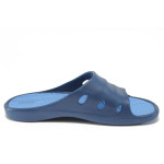 Сини джапанки, pvc материя - всекидневни обувки за лятото N 10008923