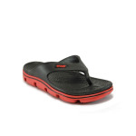 Черни джапанки, pvc материя - всекидневни обувки за лятото N 10008940