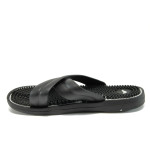 Черни джапанки, pvc материя - всекидневни обувки за лятото N 10008947