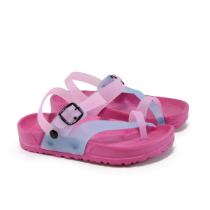 Розови детски чехли, pvc материя - всекидневни обувки за лятото N 10008949