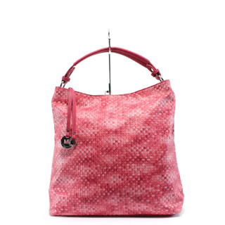 Розова дамска чанта, здрава еко-кожа - удобство и стил за пролетта и лятото N 10007979