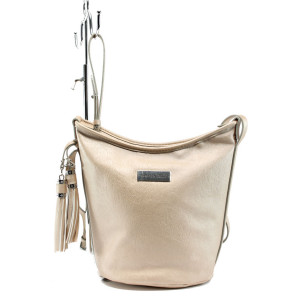 Жълта дамска чанта, здрава еко-кожа - удобство и стил за вашето ежедневие N 10007989