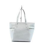 Сива дамска чанта, здрава еко-кожа - елегантен стил за вашето ежедневие N 10007983
