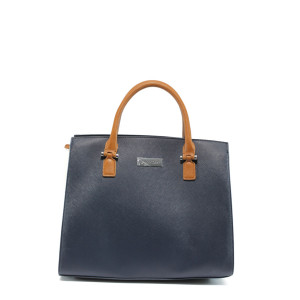 Синя дамска чанта, здрава еко-кожа - елегантен стил за вашето ежедневие N 10007994