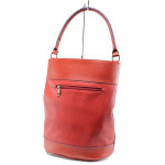 Червена дамска чанта, здрава еко-кожа - елегантен стил за вашето ежедневие N 10008200