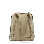 Бежова дамска чанта, здрава еко-кожа - удобство и стил за вашето ежедневие N 10008465