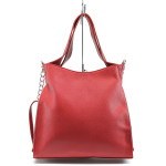 Червена дамска чанта, здрава еко-кожа - удобство и стил за вашето ежедневие N 10008537