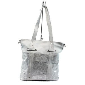 Бяла дамска чанта, естествена кожа - удобство и стил за вашето ежедневие N 10008737