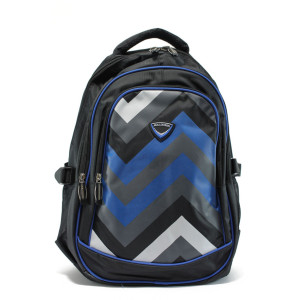 Синя раница, текстилна материя - спортен стил за вашето ежедневие N 10009208