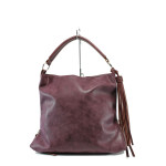 Винена дамска чанта, здрава еко-кожа - удобство и стил за вашето ежедневие N 10009660