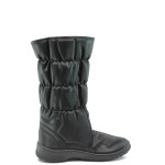 Черни анатомични дамски ботуши, текстилна материя - спортни обувки за есента и зимата N 10007873