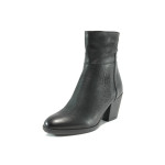 Черни анатомични дамски боти, естествена кожа - всекидневни обувки за есента и зимата N 10009280