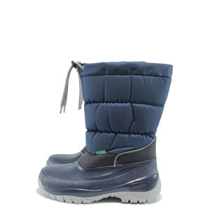 Сини юношески апрески, pvc материя и текстилна материя - спортни обувки за есента и зимата N 10009776