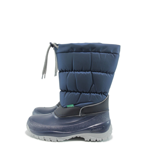 Сини юношески апрески, pvc материя и текстилна материя - спортни обувки за есента и зимата N 10009776