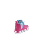 Розови детски кецове, текстилна материя - всекидневни обувки за пролетта и есента N 10007900