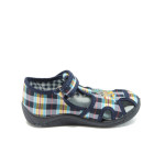 Анатомични сини детски обувки, текстилна материя - всекидневни обувки за целогодишно ползване N 10008535