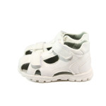 Анатомични бели детски обувки, здрава еко-кожа - всекидневни обувки за лятото N 10008776