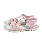 Анатомични розови детски сандали, еко-кожа и лачена еко-кожа - всекидневни обувки за лятото N 10008783