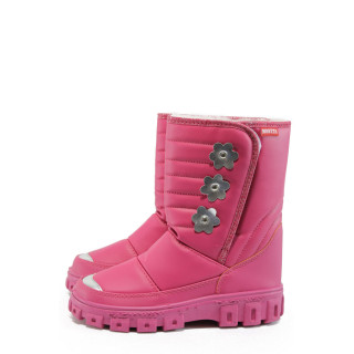Розови детски ботушки, здрава еко-кожа - всекидневни обувки за есента и зимата N 10008958