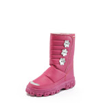 Розови детски ботушки, здрава еко-кожа - всекидневни обувки за есента и зимата N 10008958