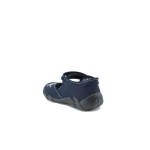 Тъмносини детски обувки, текстилна материя - всекидневни обувки за целогодишно ползване N 10009058