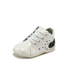 Бели анатомични детски обувки, здрава еко-кожа - всекидневни обувки за есента и зимата N 10009094