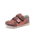 Винени анатомични детски обувки, здрава еко-кожа - всекидневни обувки за есента и зимата N 10009115
