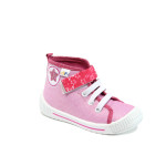 Розови анатомични детски кецове, текстилна материя - всекидневни обувки за есента и зимата N 10009133