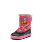 Розови детски ботушки, pvc материя и текстилна материя - спортни обувки за есента и зимата N 10009783