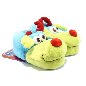 Зелени дамски чехли, текстилна материя - всекидневни обувки за целогодишно ползване N 10009793