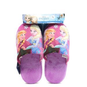 Розови анатомични детски чехли, текстилна материя - равни обувки за целогодишно ползване N 10009066